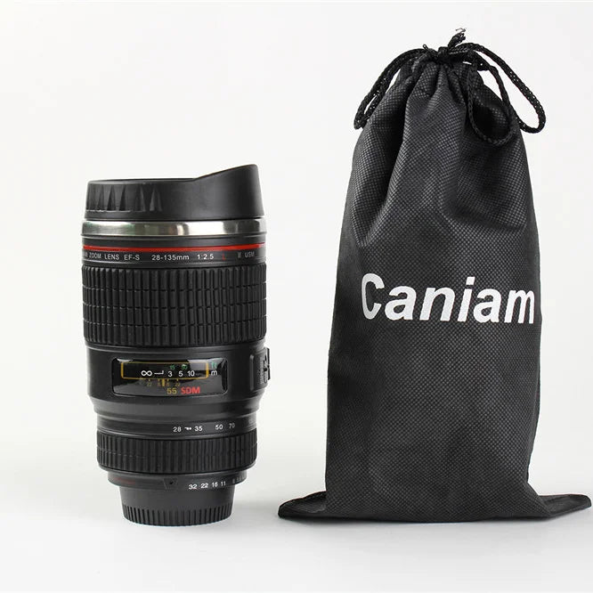 Camera Lens Mug & Carry Bag