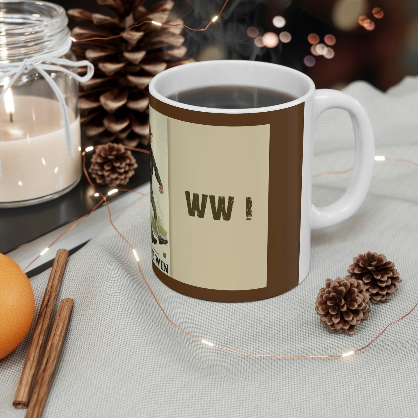 Coffee Mug, Military Coffee Mug, Historical Coffee Cup 11oz