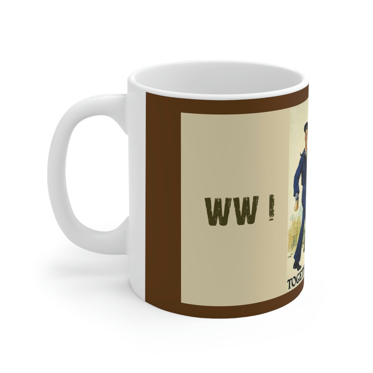 Coffee Mug, Military Coffee Mug, Historical Coffee Cup 11oz