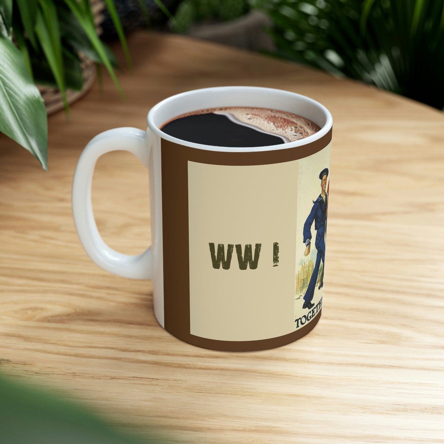 Coffee Mug, Military Coffee Mug, Historical Coffee Cup 11oz