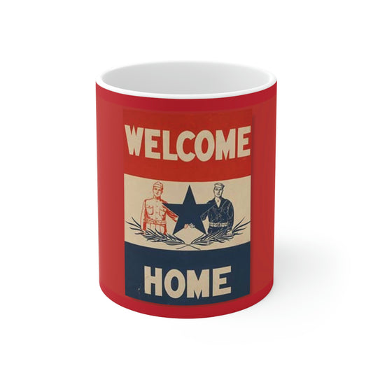 Coffee Mug, Historical Coffee Cup, Military Coffee Mug 11oz