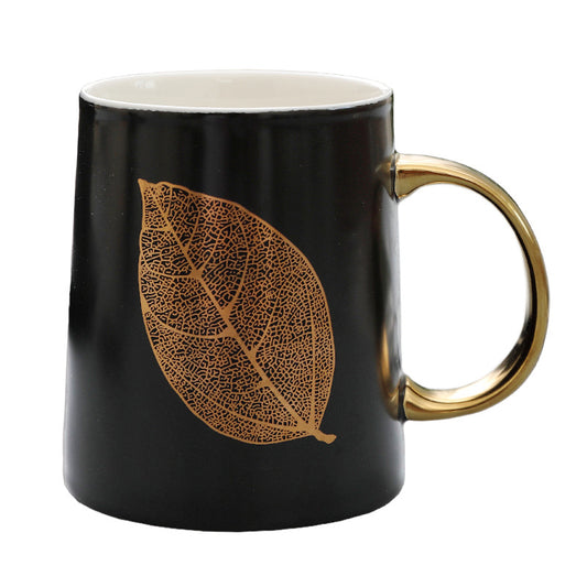 Black and Gold Coffee Cup