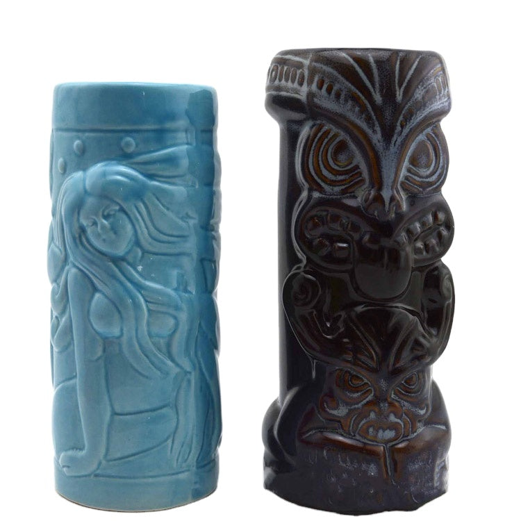 Solid Color Tiki Mugs