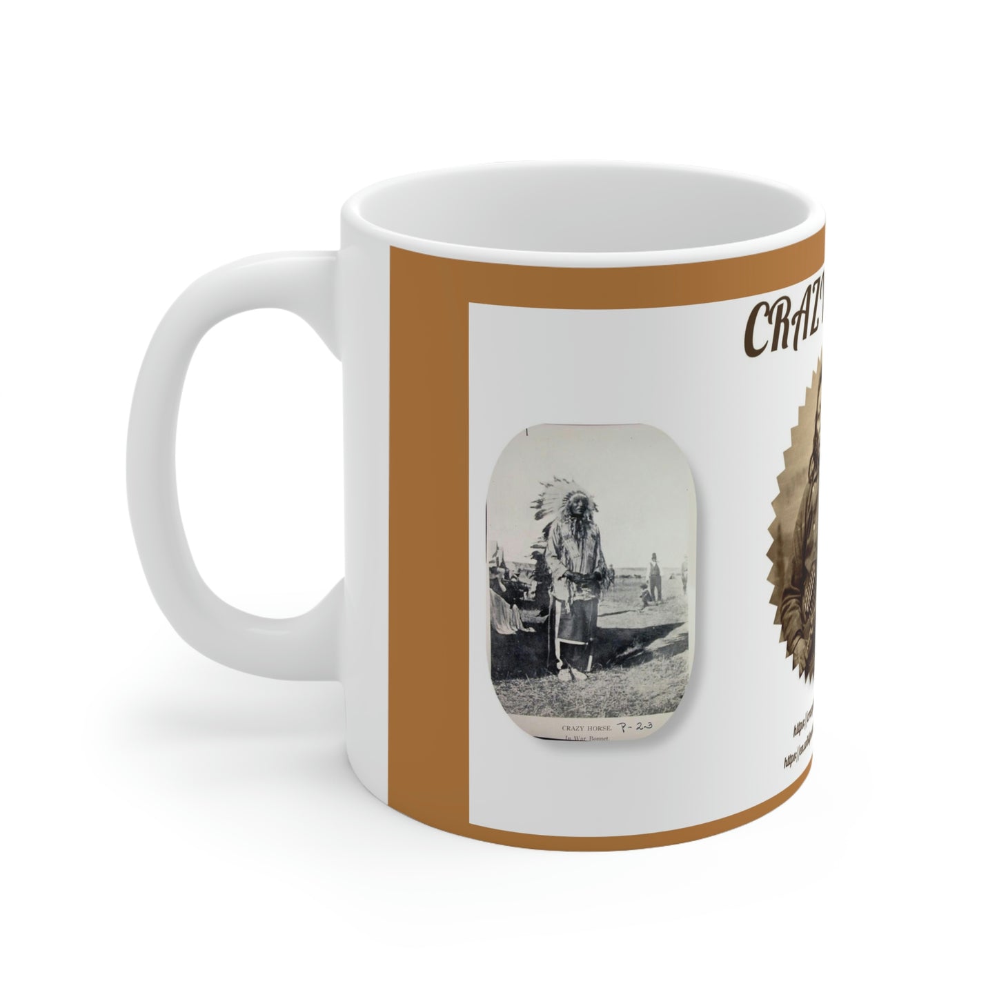 Coffee Mug, Historical Coffee Cup, Crazy Horse Coffee Mug 11oz