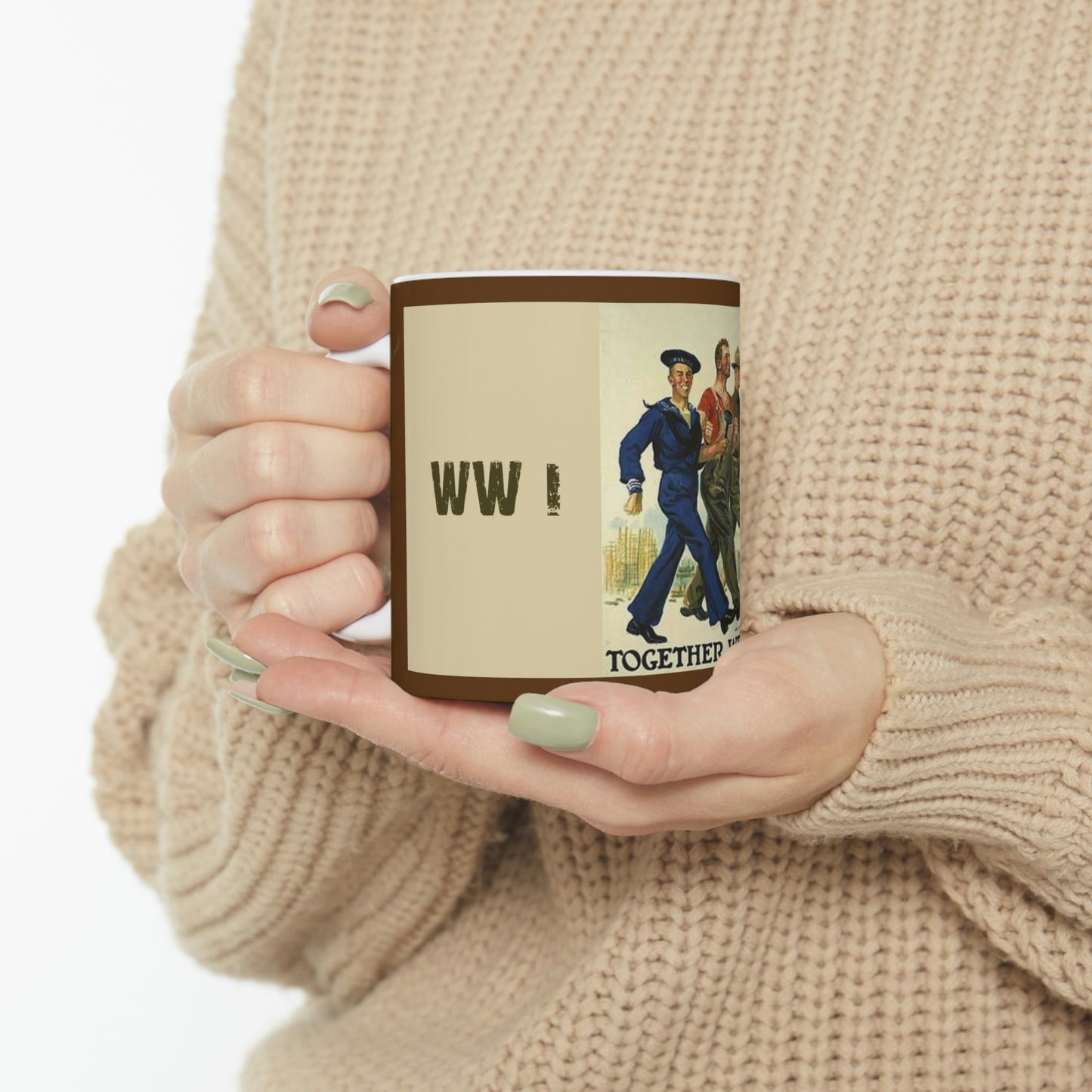 Coffee Mug, Military Coffee Mug, Historical Coffee Cup 11oz